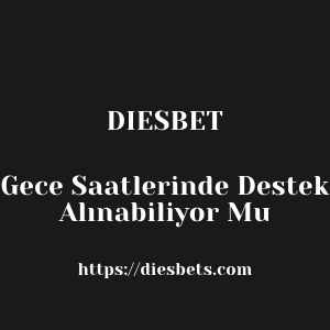 Diesbet Gece Saatlerinde Destek Alınabiliyor Mu